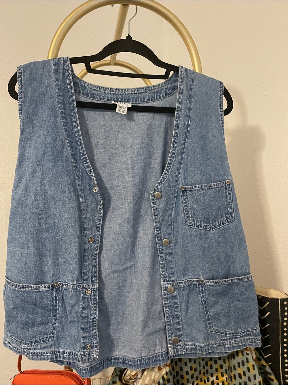 Chico's Light Blue Denim Vest